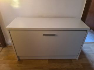 Zapatera blanca - mueble almacenaje