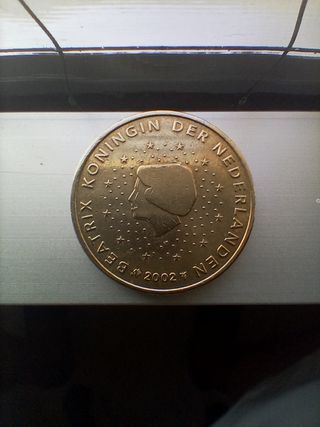 Moneda 50 céntimos Países Bajos 2002