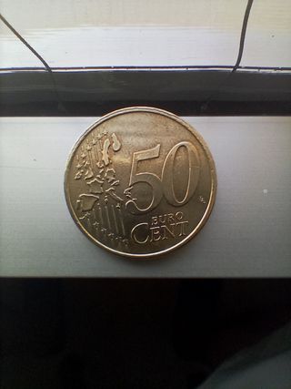 Moneda 50 céntimos Países Bajos 2002