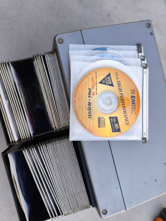 Cajonera CDs - Gris plata