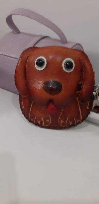 Monedero Perro Marrón