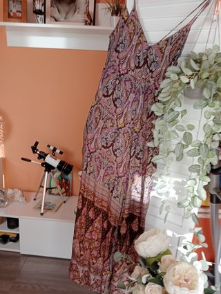 Mono largo estampado boho