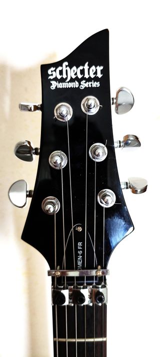 Guitarra electrica Schecter Omen 6 FR-BLK