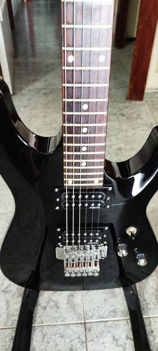 Guitarra electrica Schecter Omen 6 FR-BLK