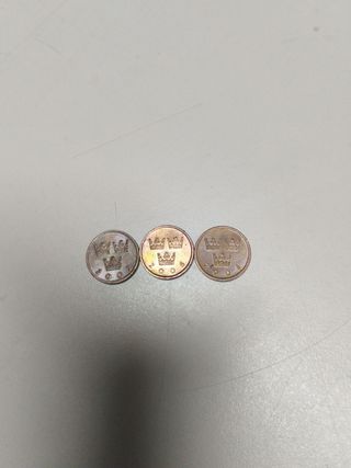 3 Monedas Suecas