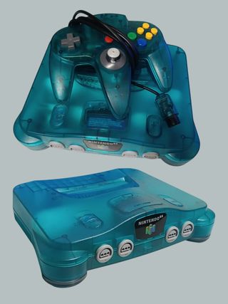 Excelente: Nintendo 64 Blue. Edición Funtastic 