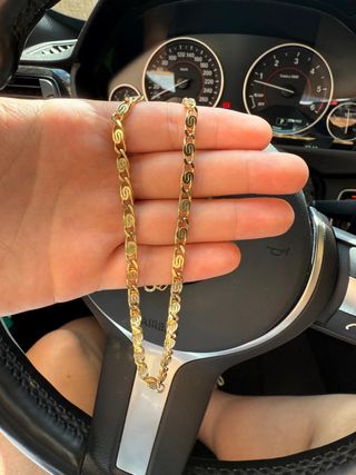 Cadenas chapadas en oro 18 kilates