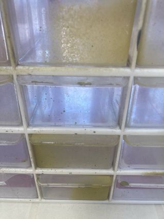 Cassettiera vintage rossa - TecnoCasa