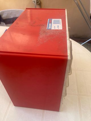 Cassettiera vintage rossa - TecnoCasa