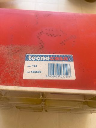 Cassettiera vintage rossa - TecnoCasa