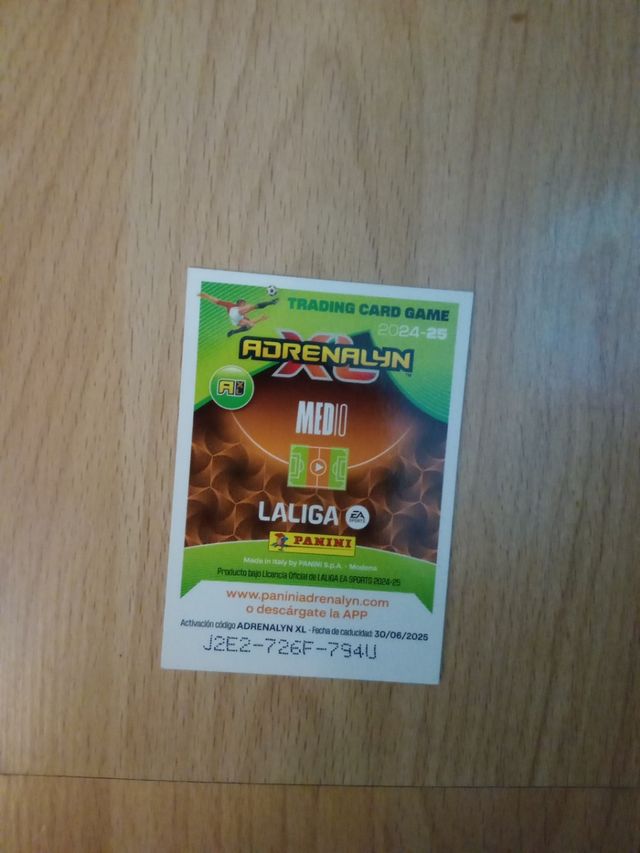 Carta Adrenalyn Koke Influencers