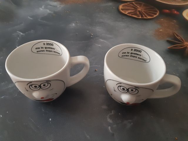 6 Tazzine caffè vintage anni 2000