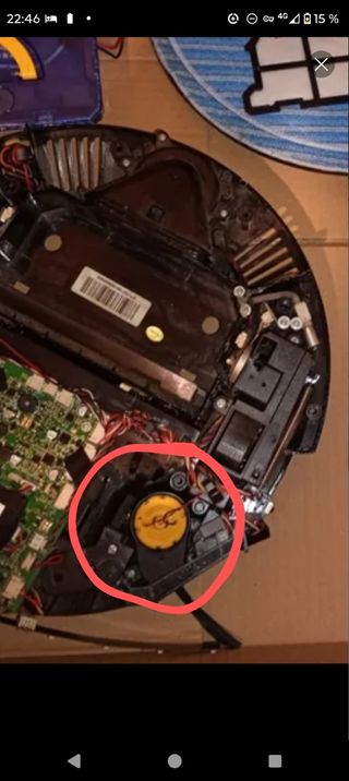 Motor lateral escobilla iLife V7 pro