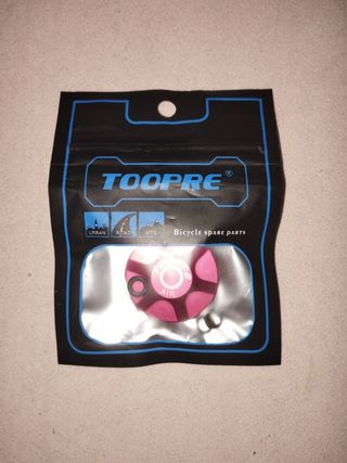 Tapón válvula horquilla bici montaña