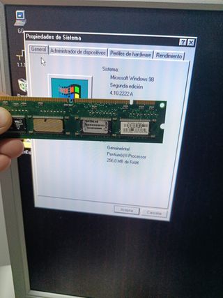 Pc Placa ASUS P2L97 + Pentium II + matrox dual g40