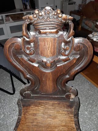 2 Sillas Clásicas Barroco Madera