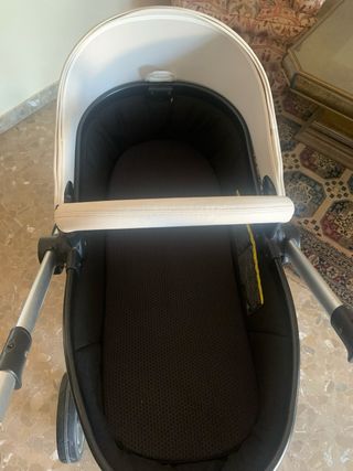 Carrito Mima Xari blanco + lote accesorios