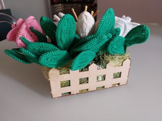 Bouquet uncinetto fiori handmade