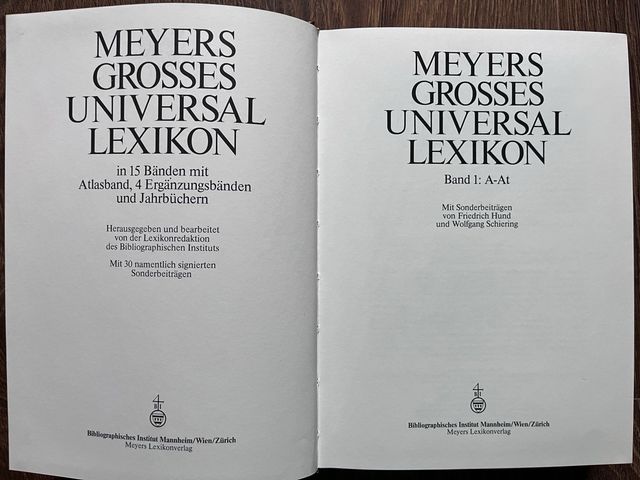 Prachtausgabe: Meyers Grosses Universallexikon