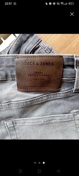 Jack & Jones - Pantalones Gris Talla M