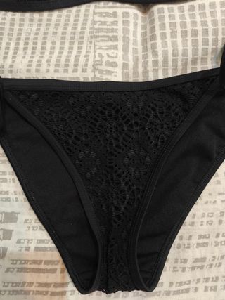 Bikini negro talla S (36)