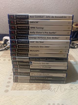 Juegos PlayStation 2, 10€ por unidad