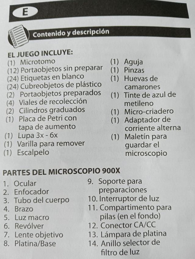 Microscopio Edu Science 900x