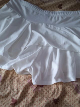 Falda pantalón blanca