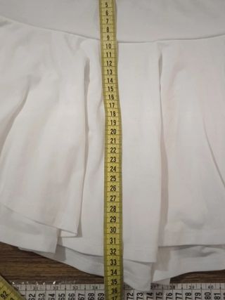 Falda pantalón blanca