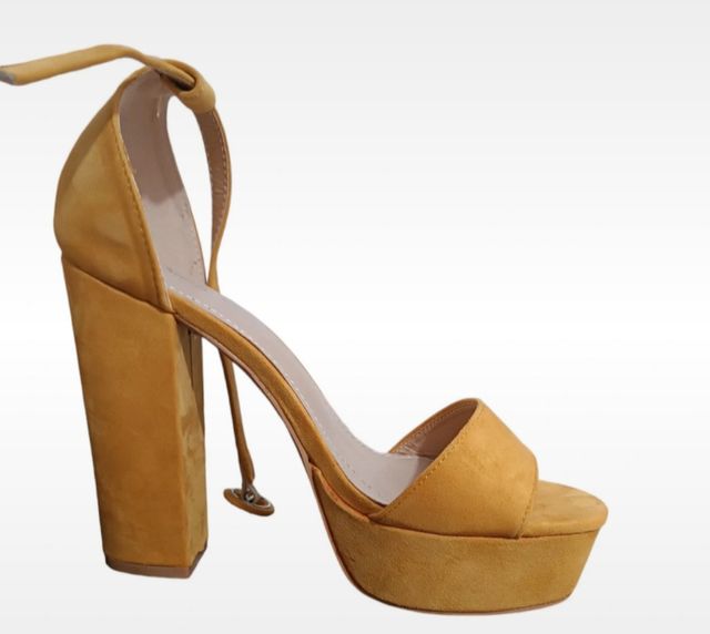 Sandali gialli Sweet Shoes tacco alto