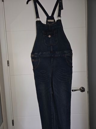Peto vaquero mujer - Azul