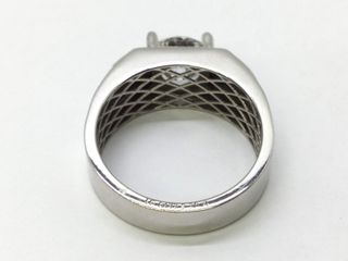 sello oro 18k con diamante de laboratorio t. 18 (18,47 mm)