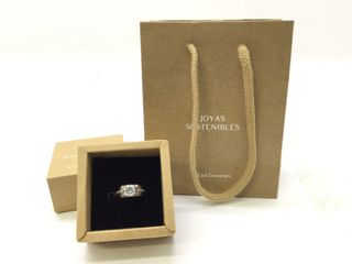 sello oro 18k con diamante de laboratorio t. 18 (18,47 mm)