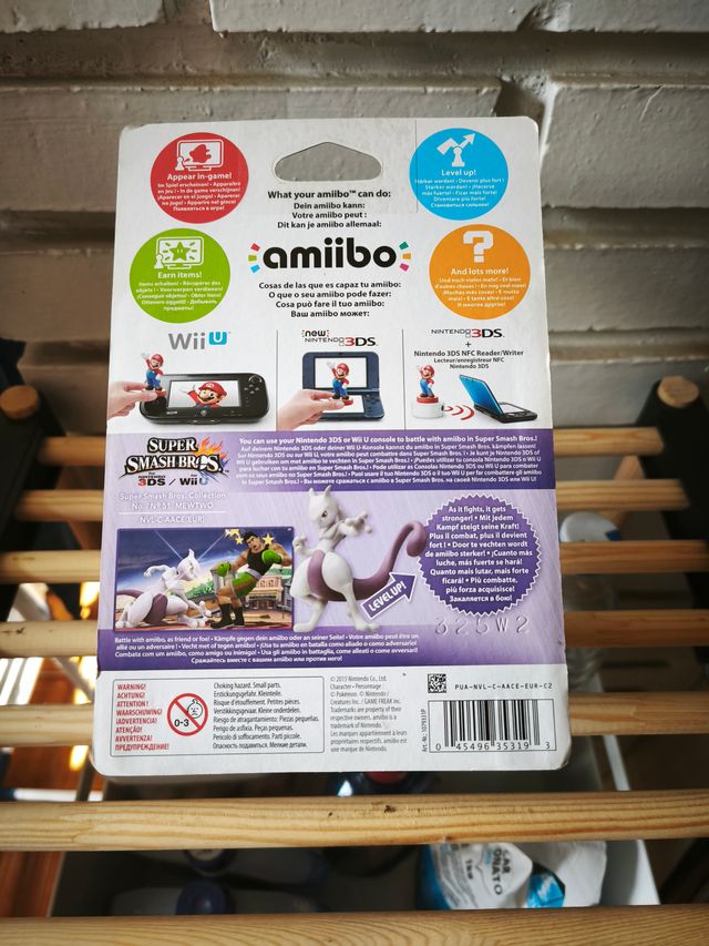 Amiibo MewTwo Sellado