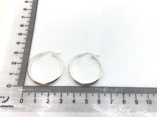 argollas plata 925mm
