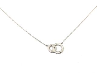 collar plata 925mm con piedra con circonita 19 5cm