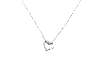 collar plata 925mm con piedra con circonita 19 5cm
