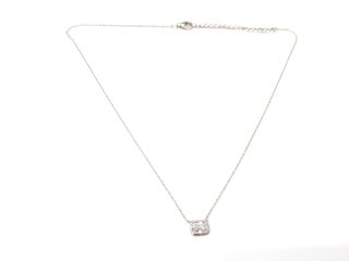 collar plata 925mm con piedra con circonita 19 5cm