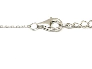 collar plata 925mm con piedra con circonita 19 5cm