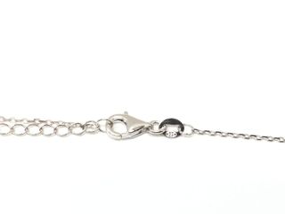 collar plata 925mm con piedra con circonita,perla 19 5cm