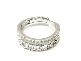 anillo plata 925mm con piedra con circonita