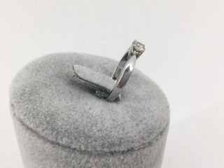sortija oro 18k con piedra con diamante
