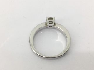 sortija oro 18k con piedra con diamante