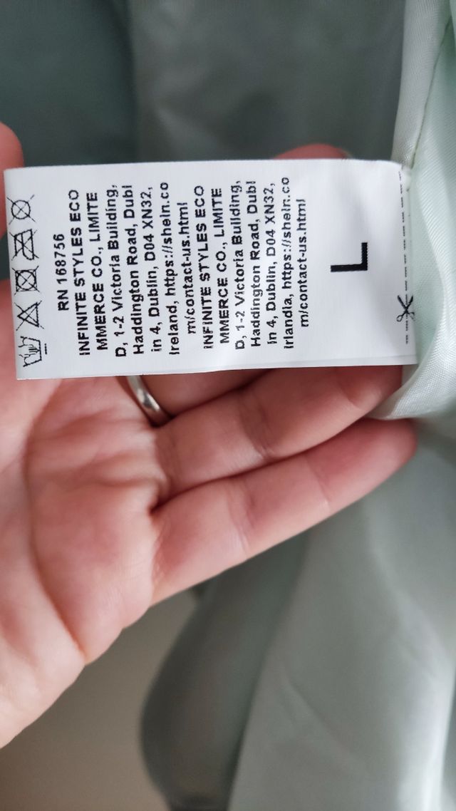 Americana verde agua - Talla L