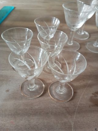 Bicchieri liquore vintage - 8pz