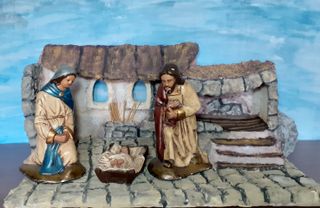 Belén Navidad: Pesebre artesanal