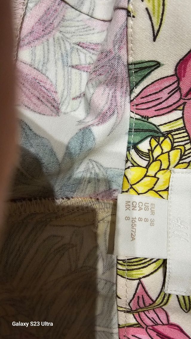 Shorts estivi floreali tg m