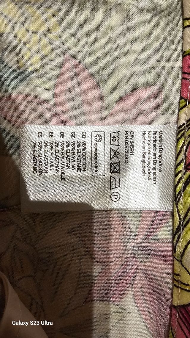 Shorts estivi floreali tg m