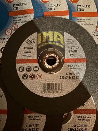 11 Dischi taglio inox 230x22x2,3