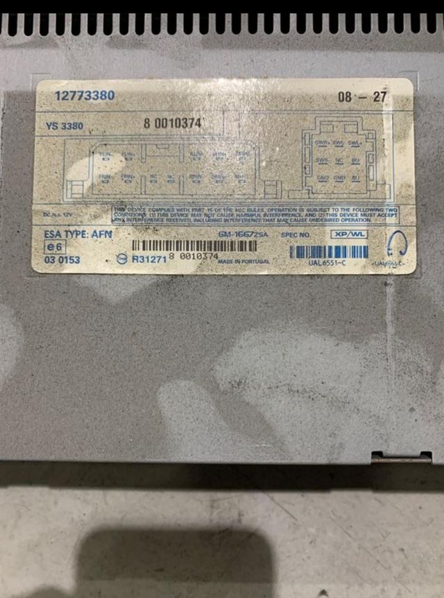 Amplificador Saab 9-3